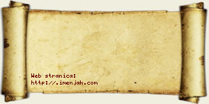 Irena Jakovljević vizit kartica